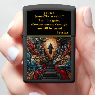 Heavenly Gate with Jesus Zippo Lighter
