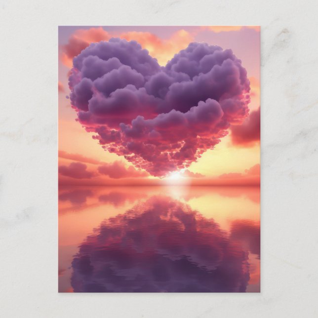 Heavenly Heart Postcard (Front)