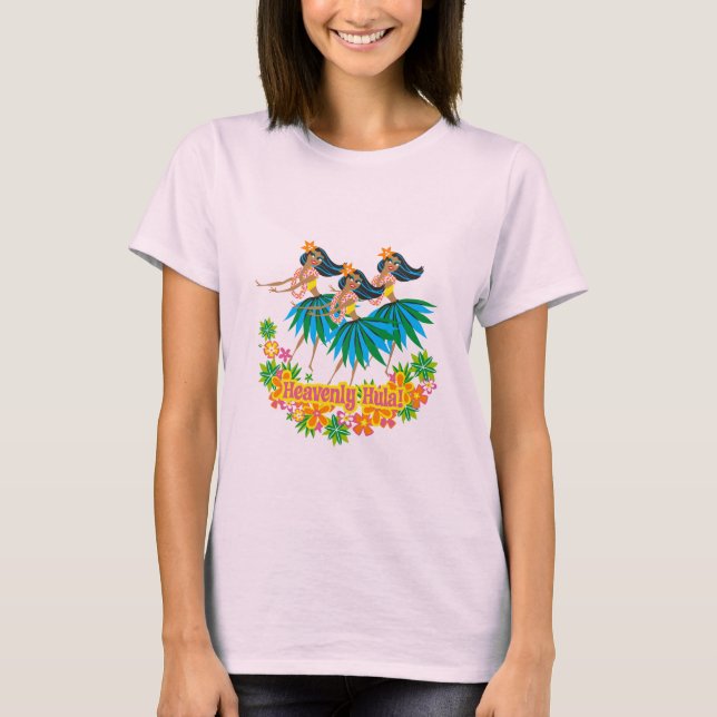 Heavenly Hula Ladies T-Shirt (Front)