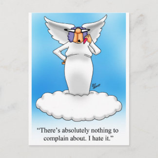 Heavenly Humor Angel Cartoon Gift! Postcard