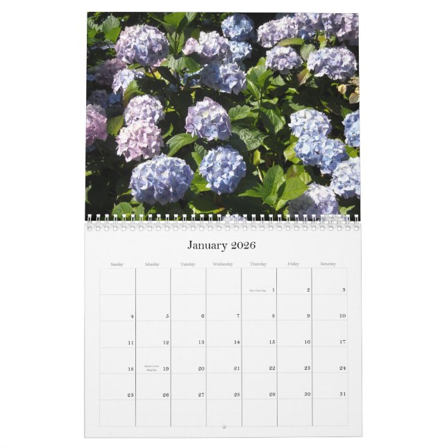Heavenly Hydrangeas 2013 Calendar (Jan 2026)