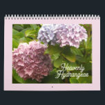 Heavenly Hydrangeas Calendar<br><div class="desc">Share this beautiful hydrangea calendar as a gift or accent your own home with this pretty floral calendar. Colorful and  lovely hydrangeas featured for each month of the year.</div>