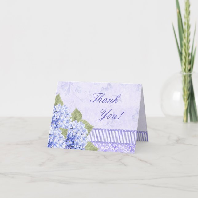 Heavenly HydrangeaThank You Cards (Front)