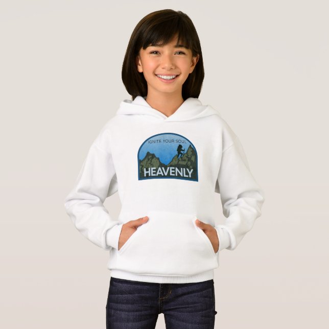 Heavenly Lake Tahoe: Ignite Your Soul Hiking  Hoodie (Front Full)