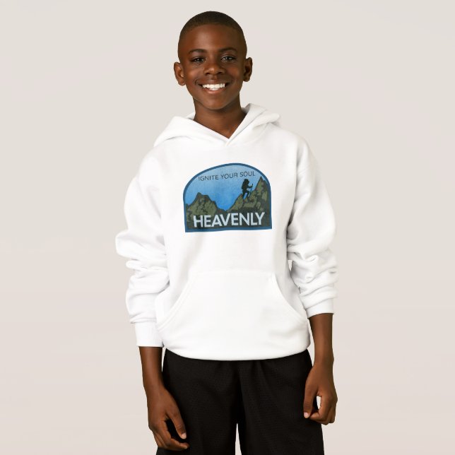 Heavenly Lake Tahoe: Ignite Your Soul Hiking  Hoodie (Front Full)