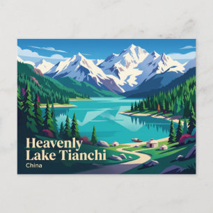 Heavenly Lake Tianchi Xinjiang, China Postcard