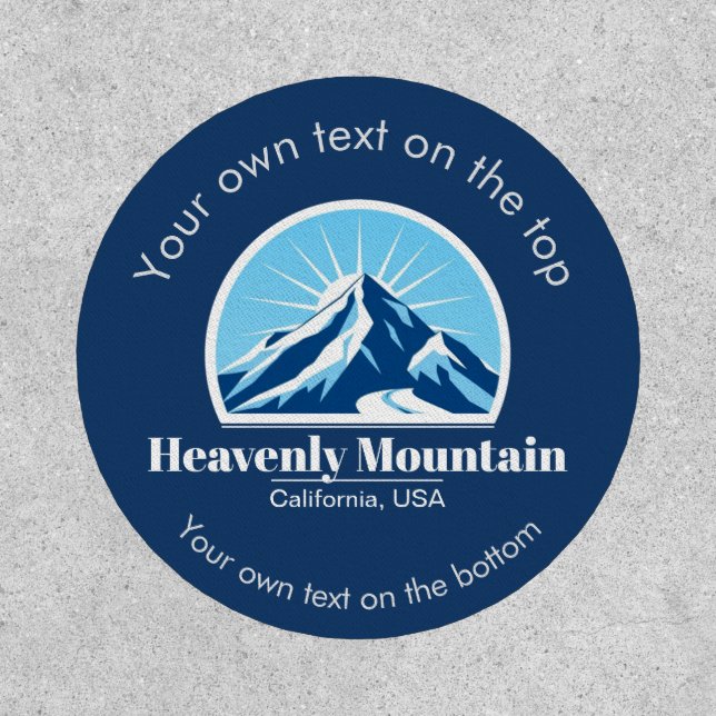 Heavenly Mountain California ski vacation  Patch (Front)