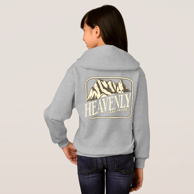 Heavenly Mountain Lake Tahoe California Nevada Hoodie (Back Full)