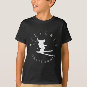 Heavenly Mountain Ski Skiing Snowboarding Winter C T-Shirt