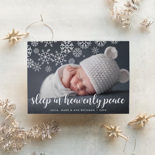 Heavenly Peace  Holiday Photo Card