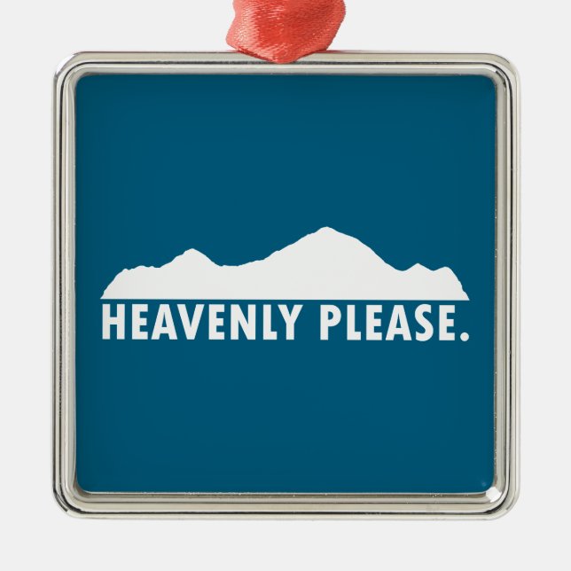 Heavenly Please Metal Ornament (Front)