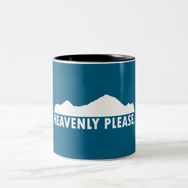 Heavenly Please Two-Tone Coffee Mug (Center)