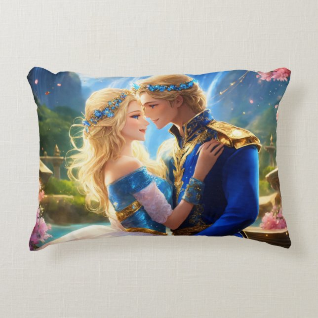 Heavenly Prince and Princess Accent Pillow (Front)