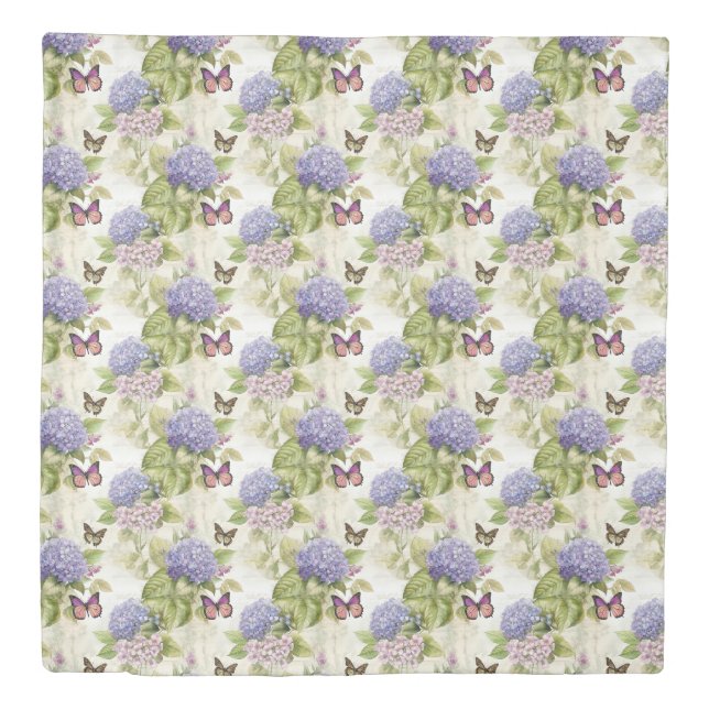 Heavenly Purple Hydrangea Harmony   Duvet Cover (Front)