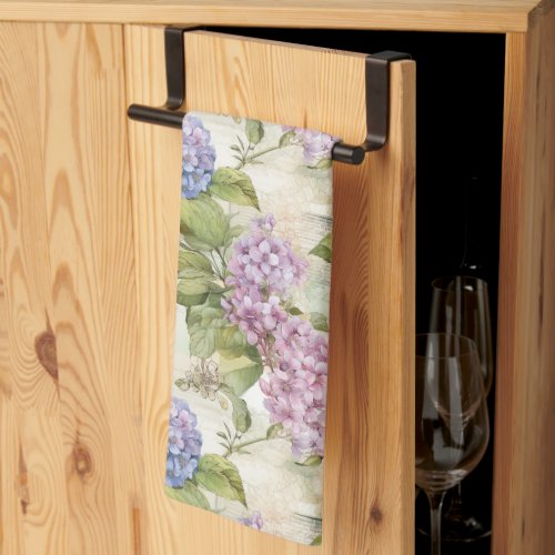 Heavenly Purple Hydrangea Harmony Kitchen Towel