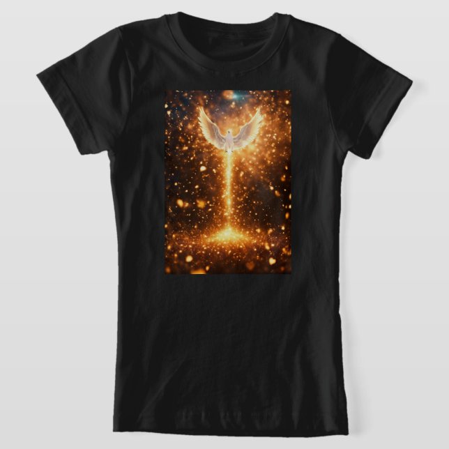 Heavenly Radiance Holy Spirit T-Shirt (Laydown)