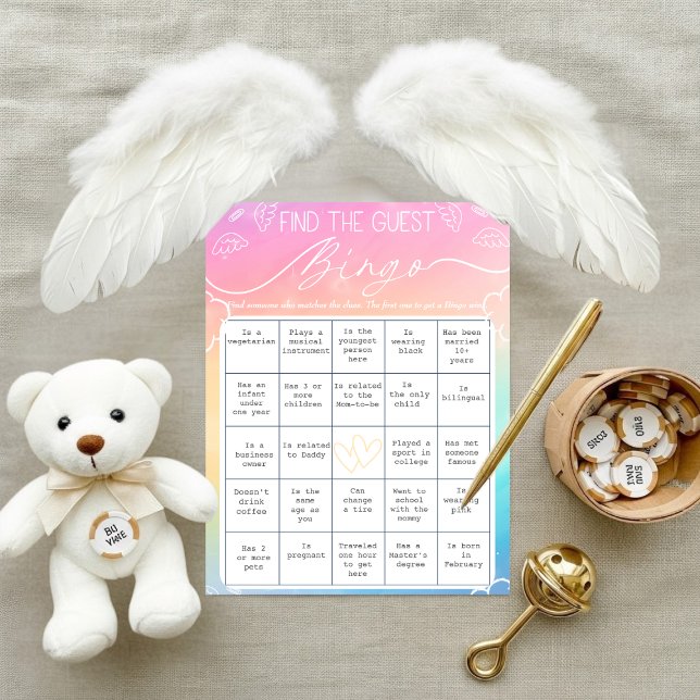 Heavenly Rainbow Find The Guest Bingo Card (Heavenly Rainbow Find The Guest Bingo Card)