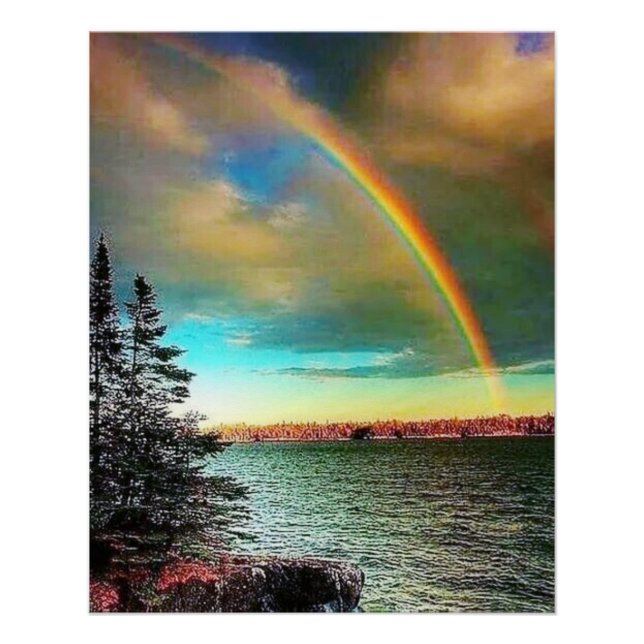 heavenly rainbow poster (Front)