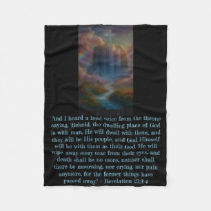 Heavenly Realms Revelation Scripture Blanket