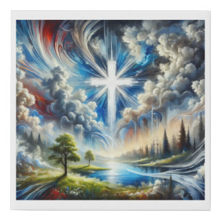Heavenly Revelation Faux Canvas Print