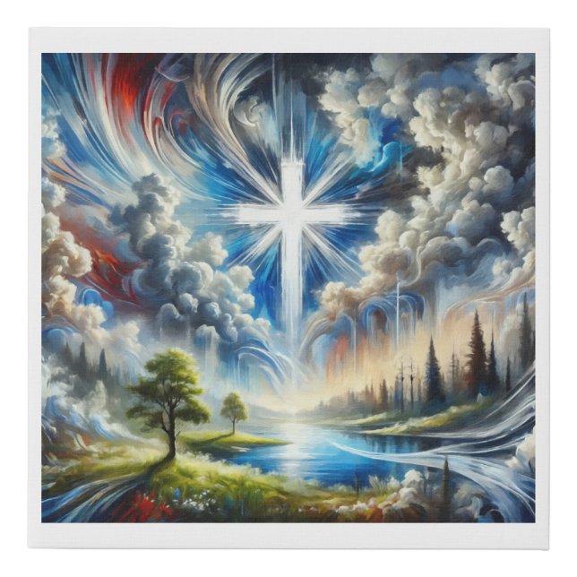 Heavenly Revelation Faux Canvas Print (Front)
