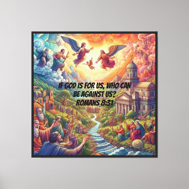 Heavenly River Canvas Print (Front)
