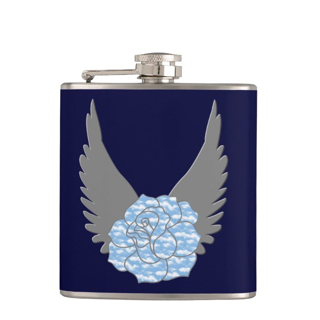 Heavenly Rose Flask (Front)