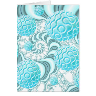 Heavenly Sea Shells, Abstract Pastel Beach Cards