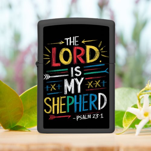 Heavenly Shepherd Bible Verse  Zippo Lighter