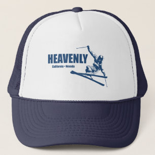 Heavenly Ski Resort California Nevada Skier Trucker Hat