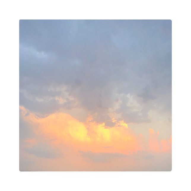 Heavenly Sky Metal Wall Art (Front)