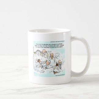 Heavenly Social Media Funny Coffee Mug