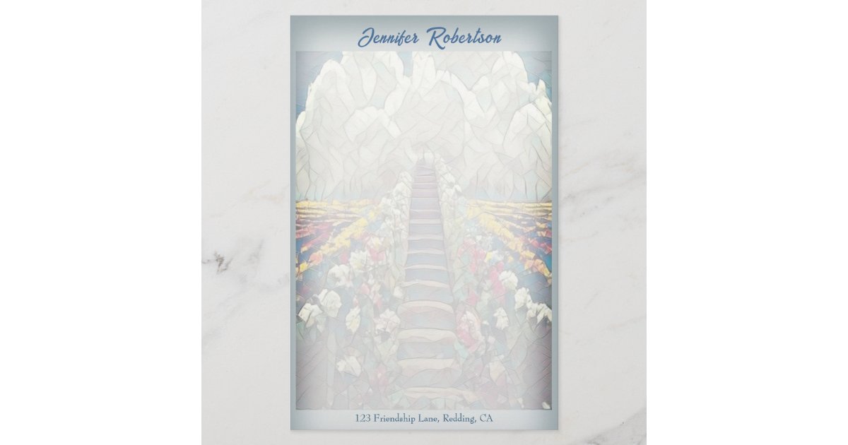 Heavenly Staircase Stationery | Zazzle
