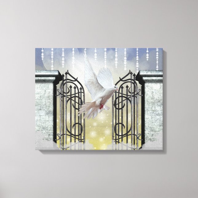 Heavenly Wrapped Canvas Print (Front)