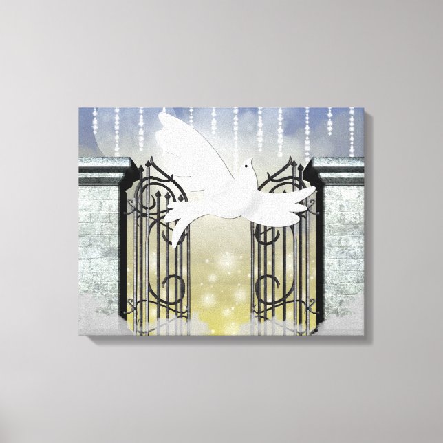 Heavenly Wrapped Canvas Print (Front)