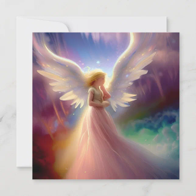 Heaven's Art Rainbow Clouds Note Card | Zazzle