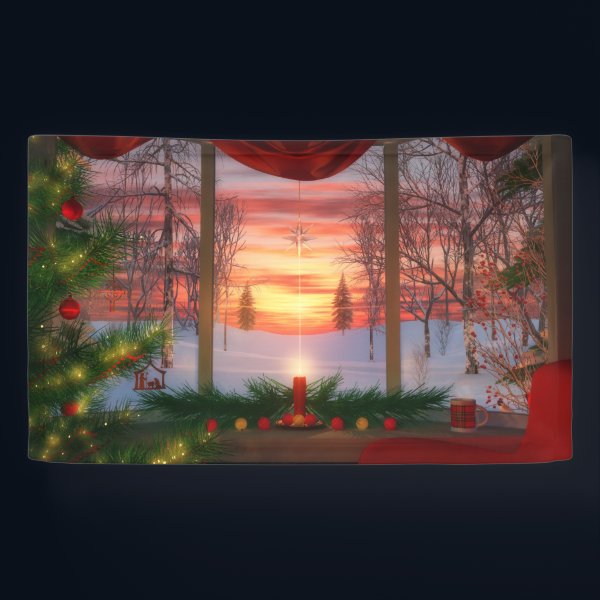 Heaven's Dayspring Christmas Banner