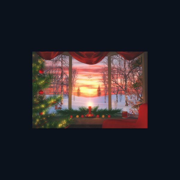 Heaven's Dayspring Christmas Canvas Print Heaven's Dayspring Christmas Canvas Print