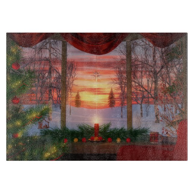 Heaven's Dayspring Cutting Board (Front)