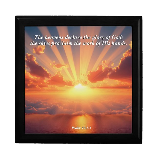 Heavens Declare the Glory: God & Creation Verse Gift Box (Front)