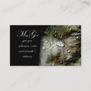 Heaven's Dew Business Cards