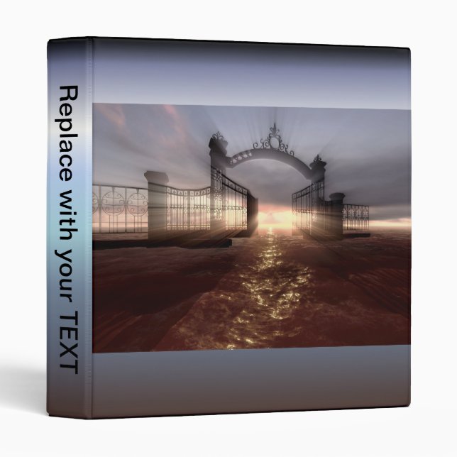 Heavens Gate 3 Ring Binder (Front/Spine)