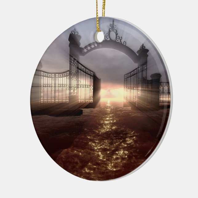 Heavens Gate Ceramic Ornament (Left)