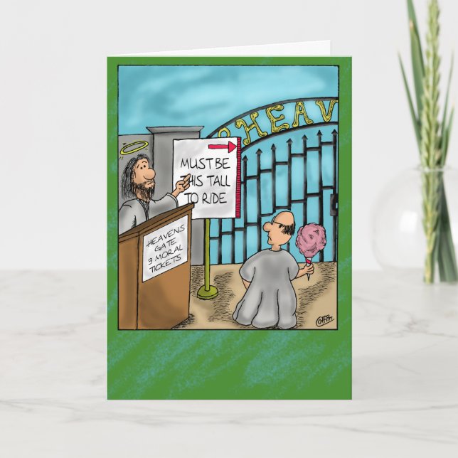 Heavens Gate Motivation Greeting Card (Front)