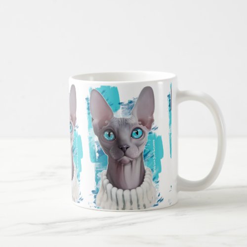 Heavens in the eyes Sphynx cat Coffee Mug