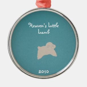 Heaven's Little, Lamb, 2010 Metal Ornament