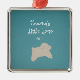 Heaven's Little Lamb 2011 Metal Ornament