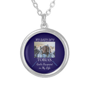 Heaven's Pawprint Trail Silver Plated Necklace