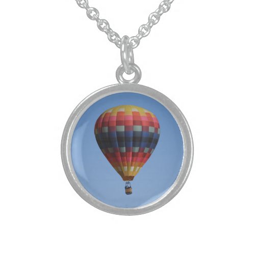 Heavens Quilt Hot Air Balloon Necklace