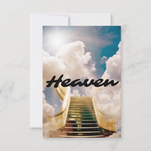 Heavens Stairway Flat Greeting Card